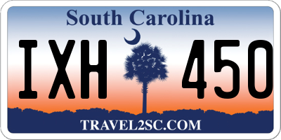 SC license plate IXH450