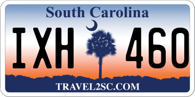 SC license plate IXH460