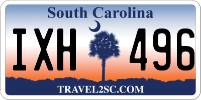 SC license plate IXH496