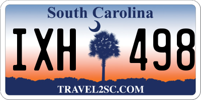 SC license plate IXH498