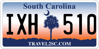 SC license plate IXH510