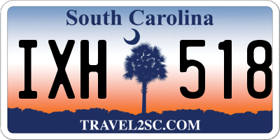 SC license plate IXH518
