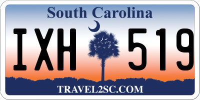 SC license plate IXH519