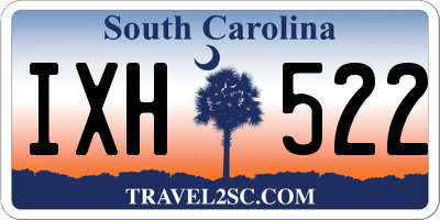 SC license plate IXH522