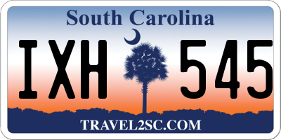 SC license plate IXH545