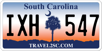 SC license plate IXH547