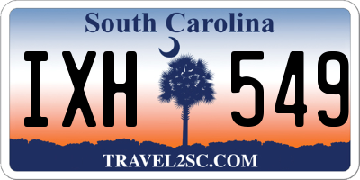 SC license plate IXH549