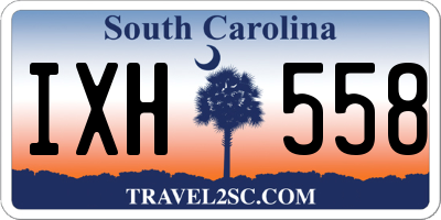 SC license plate IXH558