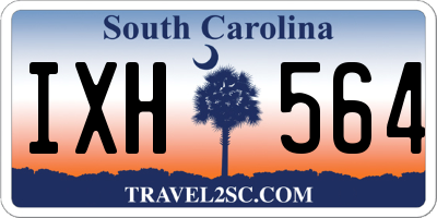 SC license plate IXH564