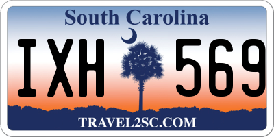 SC license plate IXH569