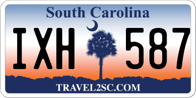 SC license plate IXH587