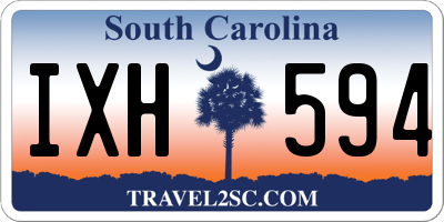 SC license plate IXH594