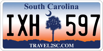 SC license plate IXH597
