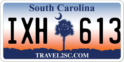SC license plate IXH613