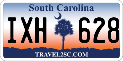 SC license plate IXH628