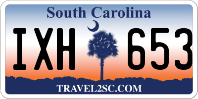 SC license plate IXH653
