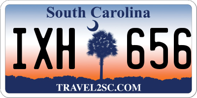 SC license plate IXH656