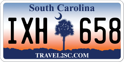 SC license plate IXH658