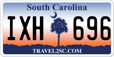 SC license plate IXH696