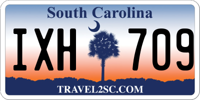 SC license plate IXH709