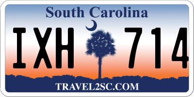 SC license plate IXH714