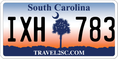 SC license plate IXH783