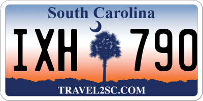 SC license plate IXH790