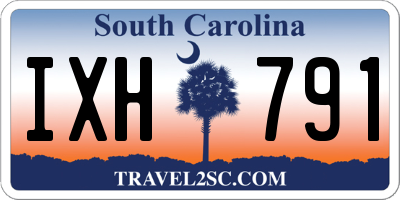 SC license plate IXH791