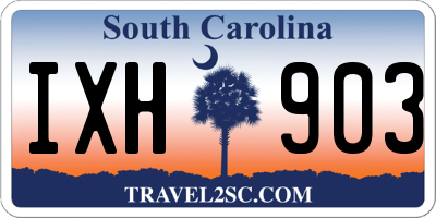 SC license plate IXH903