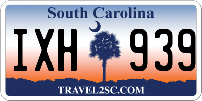 SC license plate IXH939
