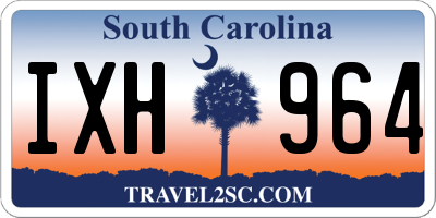 SC license plate IXH964