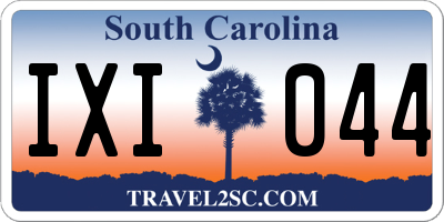 SC license plate IXI044