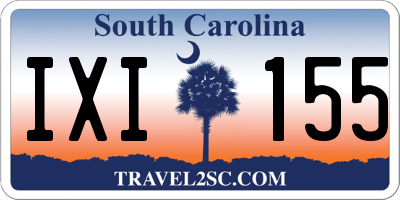 SC license plate IXI155