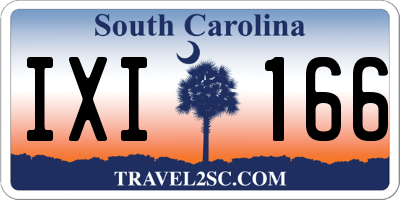 SC license plate IXI166