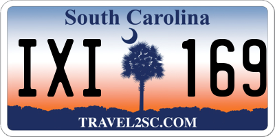 SC license plate IXI169