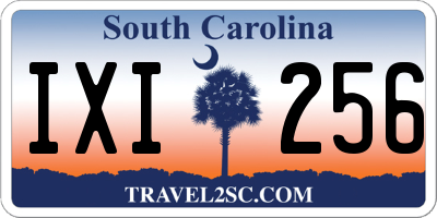 SC license plate IXI256