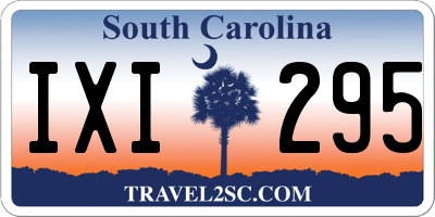 SC license plate IXI295