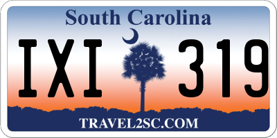 SC license plate IXI319