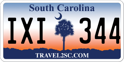SC license plate IXI344
