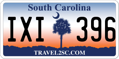 SC license plate IXI396