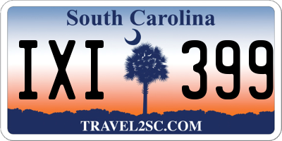 SC license plate IXI399
