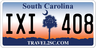 SC license plate IXI408