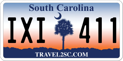 SC license plate IXI411