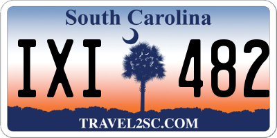 SC license plate IXI482