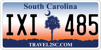 SC license plate IXI485
