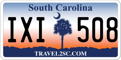 SC license plate IXI508