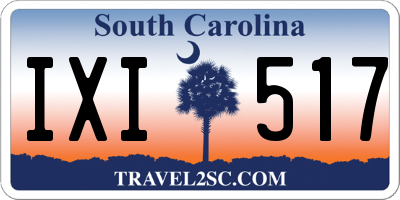 SC license plate IXI517