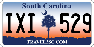 SC license plate IXI529