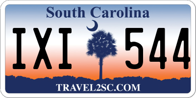 SC license plate IXI544