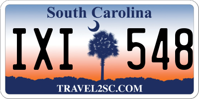 SC license plate IXI548